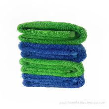 Microfiber car cleaning thick absorbent twisted wash towel
